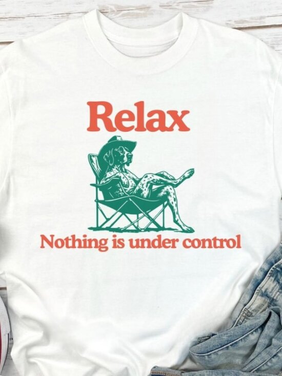 Other - Chill GSP Vintage T-Shirt - Relax Nothing Is Under Control German Pointer Tee